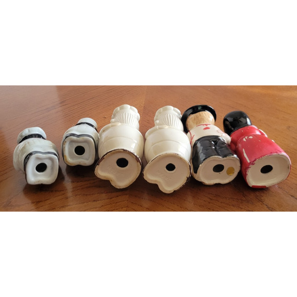 Vintage Salt Pepper SP Shaker Chef & Amish Couple Ceramic Novelty Figures *Flaws - Picture 13 of 16